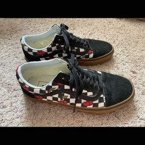 Cherry Print Old Skool Vans
